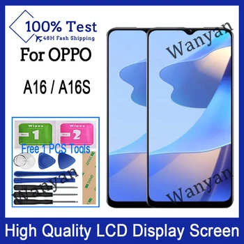 Оригинальный для OPPO A16 A16S ЖК-дисплей с сенсорным экраном, Дигитайзер, запасные части