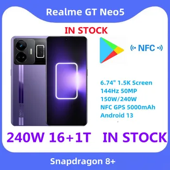 Оригинальный смартфон Realme GT Neo 5 5G с экраном 6,74 