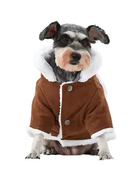 Осенне-Зимняя Одежда для Домашних Собак для Маленьких Собак, Куртка С Капюшоном для Мопса Чихуахуа, Пальто, Хлопковая Одежда Для Щенков и Кошек, Продукт