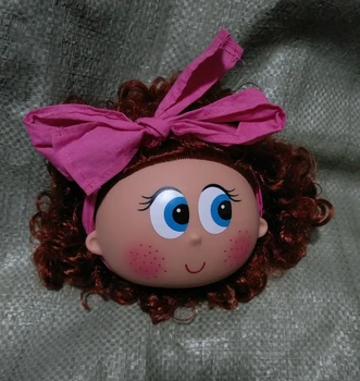 Очаровательная Редкая Большая Испанская Кукольная Голова Милый DIY Baby Doll Игрушка Для Девочек Детский День Рождения Рождественский Подарок