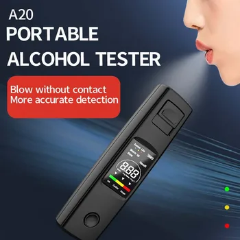 Перезаряжаемый алкотестер Scout, соответствующий точности, портативный тестер алкоголя в выдыхаемом воздухе для личного профессионального использования с ЖК-экраном