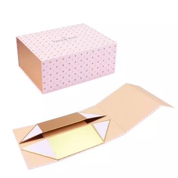 Подарочная упаковка с логотипом на заказ, Складная коробка для хранения с магнитной крышкой