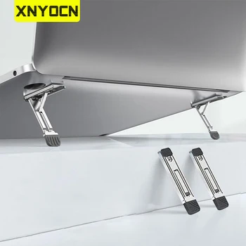 Подставка для ноутбука Xnyocn Мини Складной держатель из алюминиевого сплава с 3 Регулировками высоты Кронштейн для ноутбуков Аксессуары для смартфона Macbook