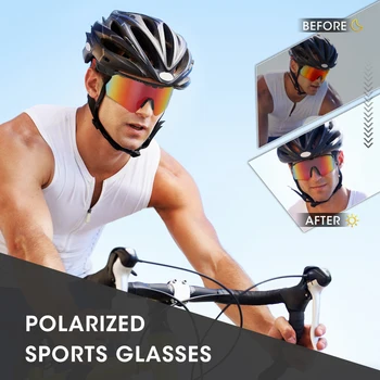 Поляризованные Солнцезащитные очки Мужские Ультралегкие Очки для Езды на Велосипеде Mtb Bike UV400 Protect Солнцезащитные Очки Женские 2023 Высокого Качества