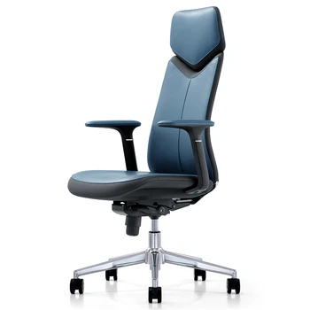 Популярное компьютерное кресло с ножками из алюминиевого сплава, эргономичное кресло, удобное электрическое гоночное кресло, офисное кресло, кожа