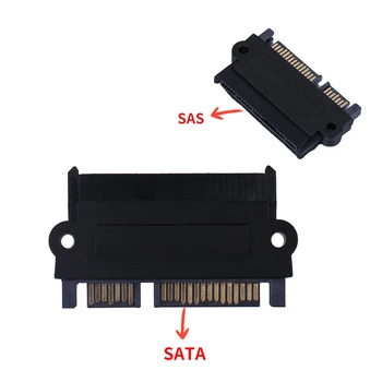 Профессиональный высокоскоростной SFF 8482 SAS на SATA с углом наклона 180 градусов, компьютерный адаптер-конвертер с прямой головкой, прочный Портативный