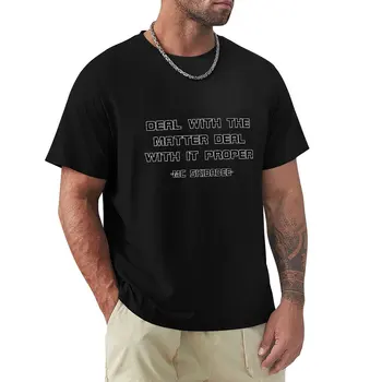 Разберитесь с вопросом, разберитесь с ним должным образом, футболка от MC Skibadee, блузка, мужские винтажные футболки