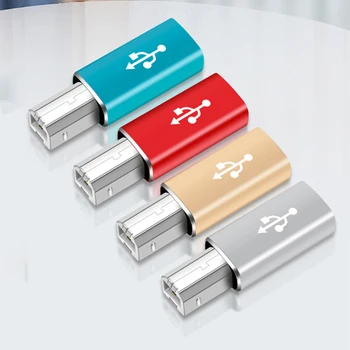Разъем USB C Type C к USB B 2.0 MIDI-штекерному разъему для принтера, пианино, электронного барабана