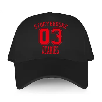 Регулируемые Брендовые Бейсболки balck Adult luxury hat для мужчин 03 Storybrooke Dearies классические шляпы с буквенным принтом женская кепка