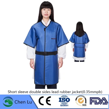 Рекомендуемая одежда для защиты от рентгеновского излучения со свинцом 0,35 ммпб, радиологическая защита, высококачественная двусторонняя куртка с коротким рукавом