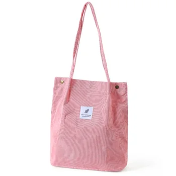 Ретро-вельветовая сумка через плечо, портативная холщовая сумка, портативная сумка Ins для японской девушки, студенческая сумка