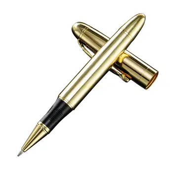 Роскошная металлическая ручка-роллер Шариковые ручки для подписи для делового письма, школьная прямая поставка