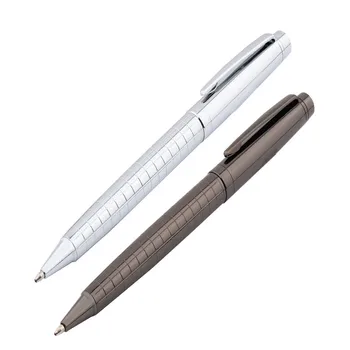 Роскошное качество 854 Platinum Grey line, шариковая ручка для бизнеса и офиса, новые студенческие школьные канцелярские принадлежности, ручки для письма