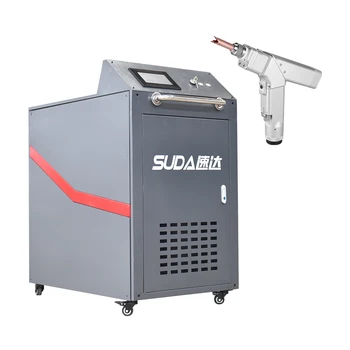Ручной волоконно-лазерный сварочный аппарат SUDA SD мощностью 1 кВт 1,5 кВт с ручной волоконной головкой