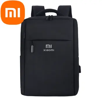 Рюкзак Xiaomi большой емкости с 17,3-дюймовым интерфейсом USB, защищенный от брызг рюкзак из ткани Buffalo, рюкзак для делового компьютера Xiaomi
