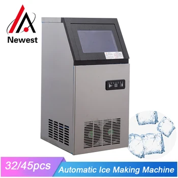 Самоочищающийся генератор кубического льда в бутылках / из-под крана, устройство для замораживания воды, морозильная камера для жидкости для бара и кафетерия