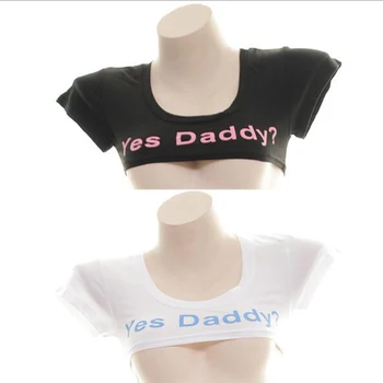 Сексуальная нижняя рубашка, короткая футболка с персонализированным принтом, ультракороткое хлопковое сексуальное нижнее белье с короткими рукавами, сексуальная футболка для женщин