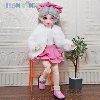 СИСОН БЕННЕ, модная кукла-девочка высотой 12 дюймов, с макияжем на лице, одежда, обувь, полный набор игрушек