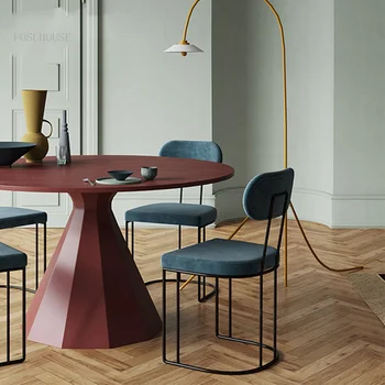 Скандинавская мебель для дома из кованого железа, обеденные стулья, простая современная спинка для кофейни, повседневный стул, гардероб, стул для макияжа ногтей.