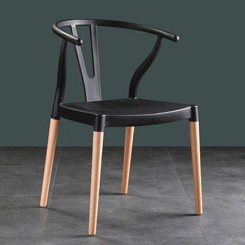 Скандинавский стул для гостиной с откидной спинкой, Офисный Пластиковый стул для макияжа, стул для гостиной для взрослых, украшение для спальни для чтения Mobili Per La Casa
