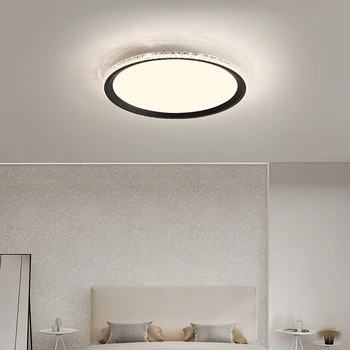 Современные светодиодные потолочные светильники NEO Gleam для гостиной, спальни, кабинета, Фурнитура + Акриловый потолочный светильник, внутренний светодиодный потолочный светильник