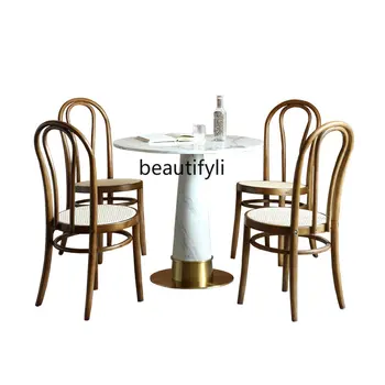 Современный Простой Небольшой круглый стол для отдыха, стол для переговоров и сочетание стула, стол для приема гостей, обеденный стол в кофейне