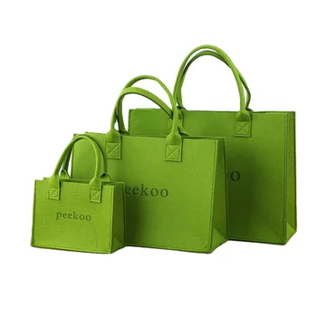 Сумки-тоут для женщин, сумки, Роскошная сумочка для покупок, Дизайнерская Соломенная Пляжная мода, Эко-Дамская эстетика, Летний Ручной войлок зеленого цвета