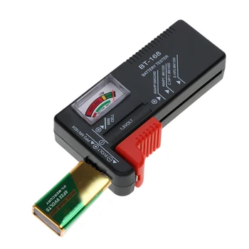 Тестер Емкости Батареи для AA/AAA/C/D/9V/1.5V Универсальный Кнопочный Аккумуляторный Вольтметр Для Проверки Измерительных Приборов инструмент
