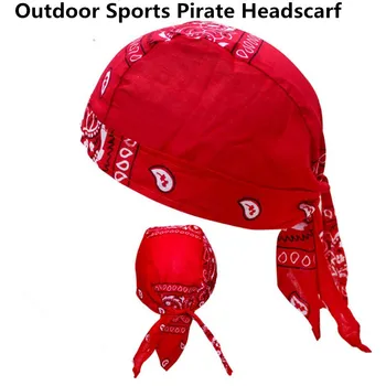 Уличный хип-хоп Спортивный Пиратский головной платок, Американский Европейский Хлопковый велосипедный платок с одним Кешью
