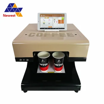 Усовершенствованный красочный автоматический принтер для печати кофе Латте Арт
