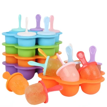 Форма для мороженого Ice Pops, Пищевая силиконовая форма для эскимо, Льдогенератор, Детские пищевые добавки 