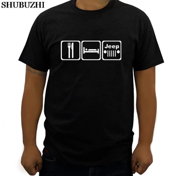 футболка, хлопковая мужская футболка, новые модные летние брендовые футболки, новые топы бренда Eat Sleep car shubuzhi