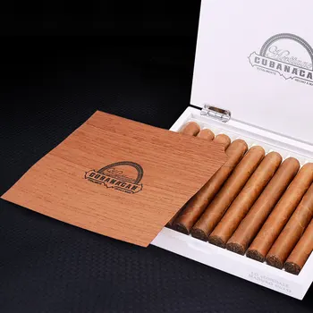 Футляр для сигар из 10 палочек, высококачественный держатель из испанского кедра, Портативная коробка для хранения, Увлажнитель воздуха, Аксессуары, подарки для мужчин