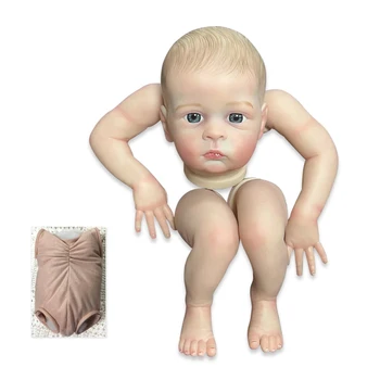 ХАОС с 18-дюймовым комплектом куклы-Реборна Oskar Awake Baby, уже раскрашенным Незаконченными частями куклы