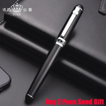 Хит продаж, Классический дизайн, Металлическая Шариковая ручка с роликом Duke D2, Тяжелая Роскошная Деловая ручка для письма, Купить 2 ручки, Отправить подарок