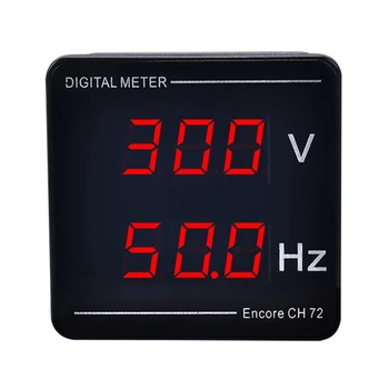 Цифровая панель измерения частоты напряжения Тестер Вольтметр Светодиодный дисплей для домашнего хозяйства P15F