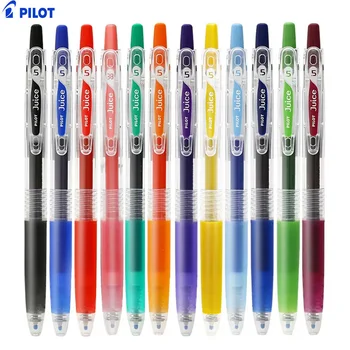 Шариковые ручки Pilot Juice с выдвижными гелевыми чернилами, 36 Цветов Cellection, 0,5 мм Extra Fine Point, Набор из 12/6 цветов Пастельный Металлик