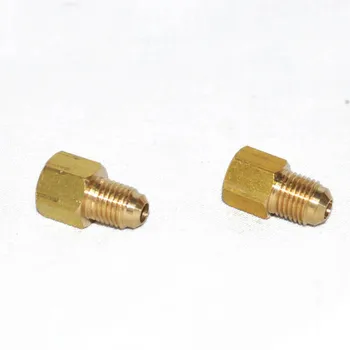 Шланги для зарядки кондиционера Трубка Хладагента 1/4 SAE M12 латунный фитинговый адаптер
