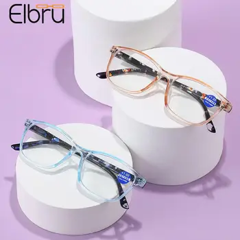 Эльбру Анти-Синие Лучи Очки Для Чтения Женщины Мужчины Сверхлегкие Прозрачные Очки Для Чтения Унисекс Очки Для Пресбиопии Goggle +1+1.5+2+4