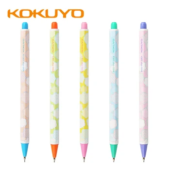 Японский Шестигранный Механический карандаш KOKUYO Свежего и симпатичного цвета Толщиной 0,5 мм С плавным почерком, легко заменяемый Стержень, Удобный захват